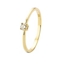 Fashion ring i guld 0.10 ct | By Gotte´S
